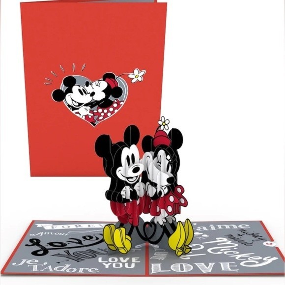 Disney's Mickey and Minnie In Love Pop-Up Cards - LovePop Set 3 - Picture 3 of 4